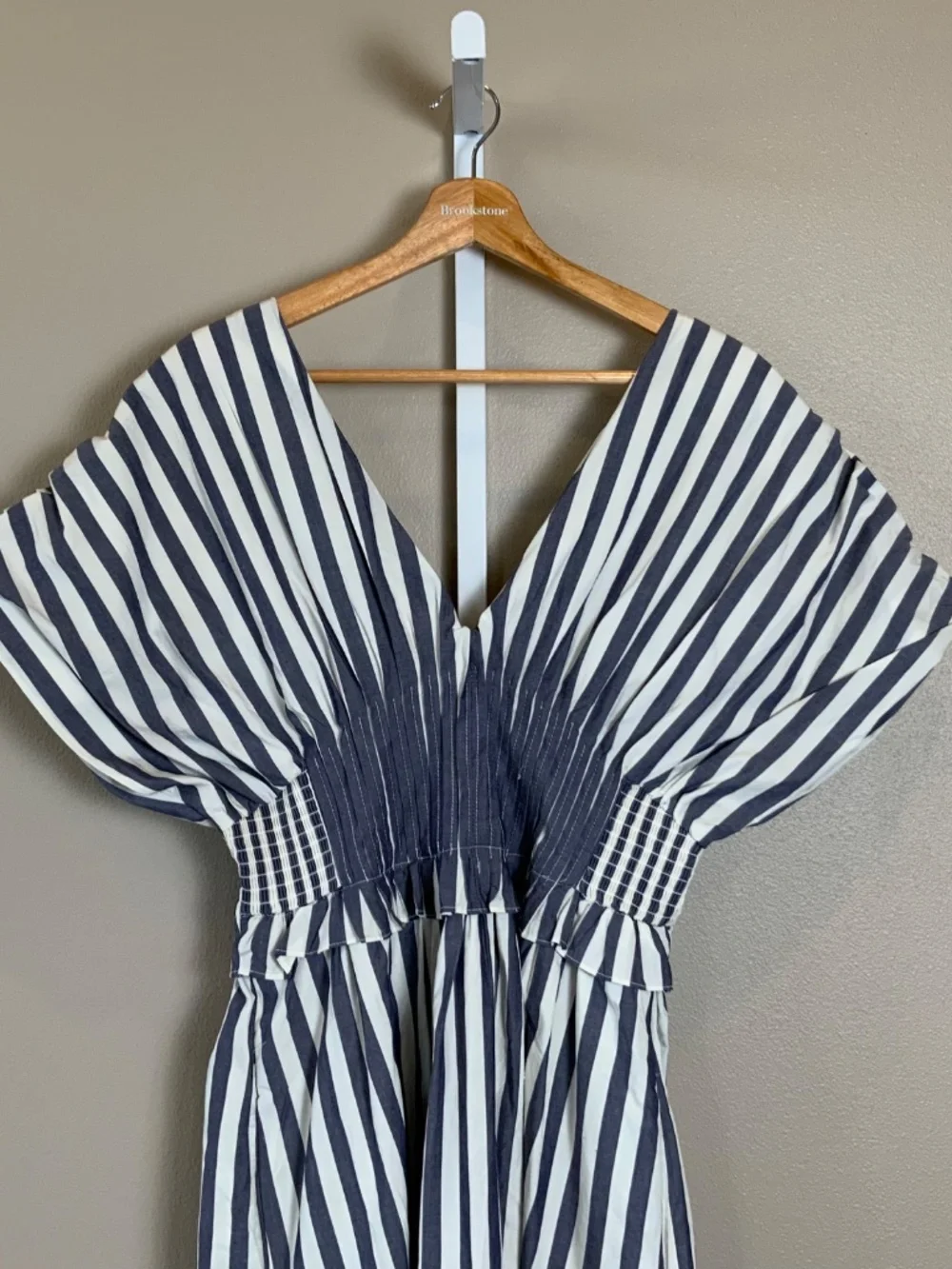 Anthropologie V-Neck Zip-Front Midi Dress - Picture 13 of 16